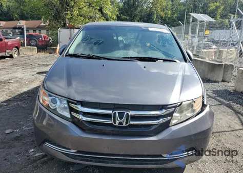 2014 Honda Odyssey Ex z USA, uszkodzony, nr VIN 5FNRL5H44EB019212